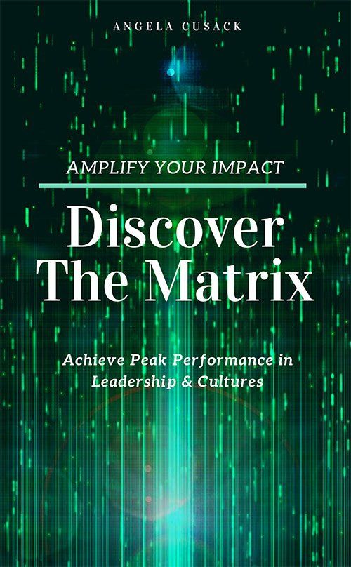 A book by angela cusack titled discover the matrix
