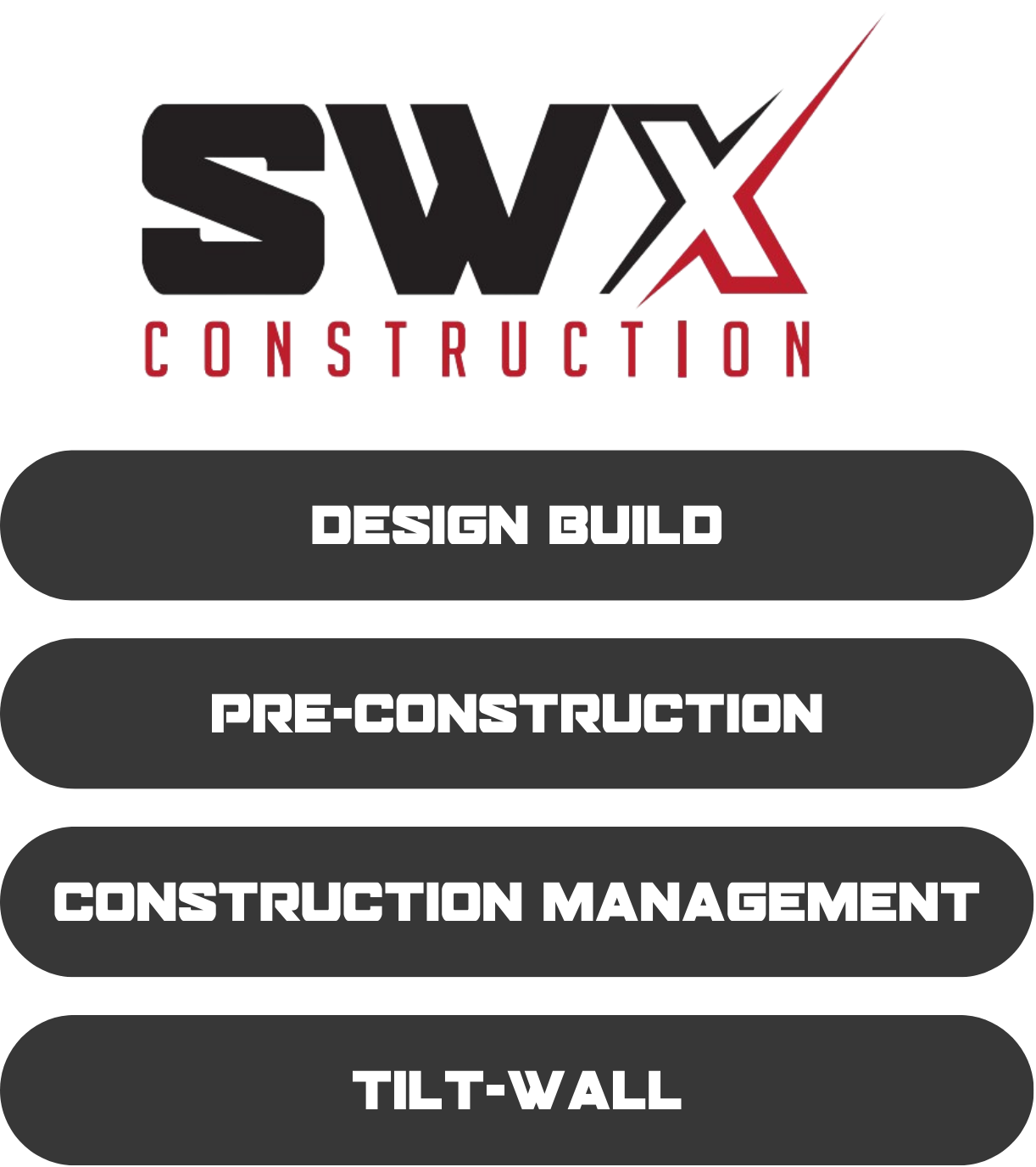 Commercial General Contracting Services: Design Build, Hard Bid, Cost Plus, Budgeting, Conceptual Estimating, Pre-Construction, Construction Management, Capital Improvements, Maintenance Plans, Fabrication & Installation, Concrete Construction, Engineering, Risk Management