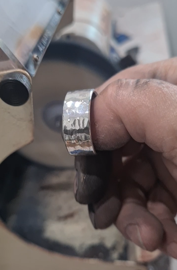 הברקת טבעת כסף