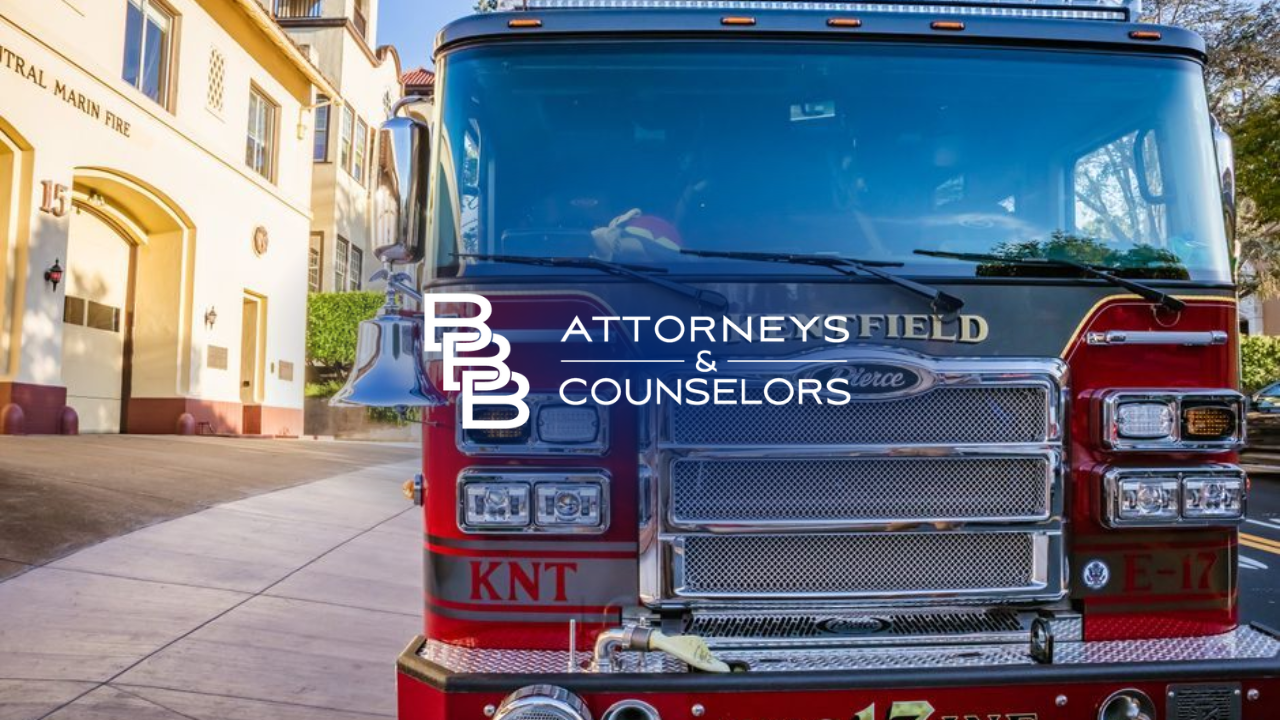 Fire truck with 