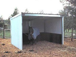 Horse Shelters installation
