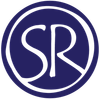 A blue circle with the letter sr inside of it