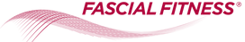Et logo for fascial fitness med en lyserød bølge