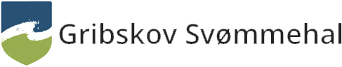 A logo for a company called gribskov svammehal