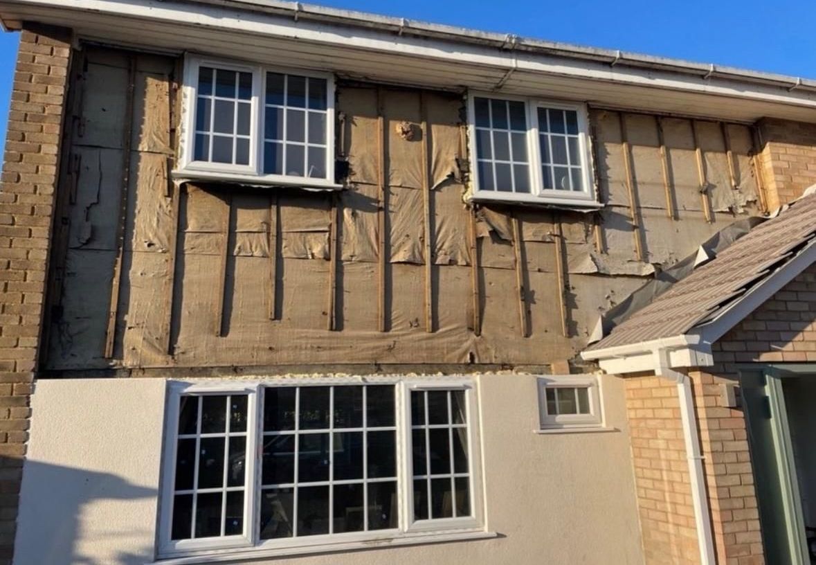 UPVC Cladding Before and After
