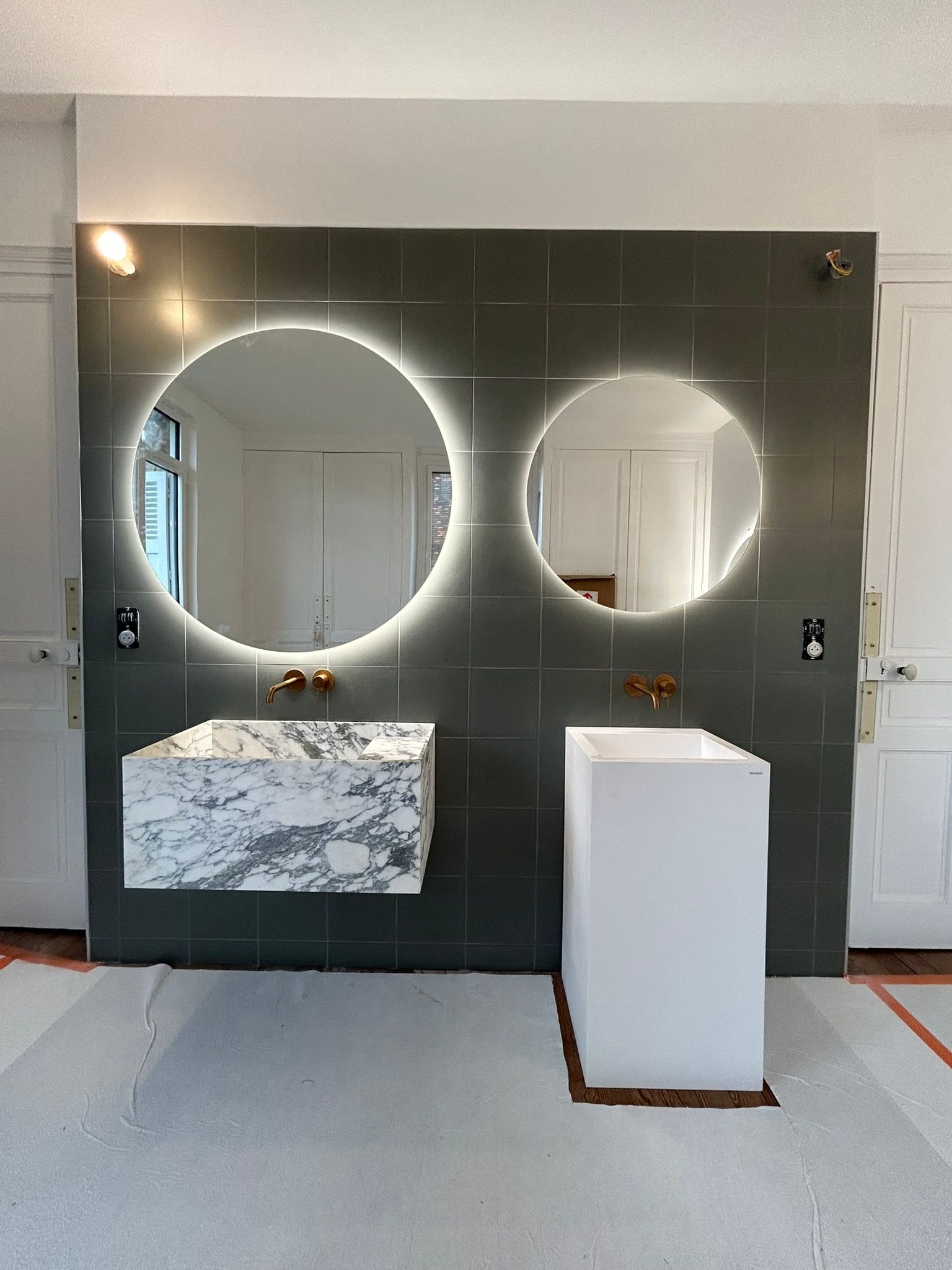 Double lavabo au Havre