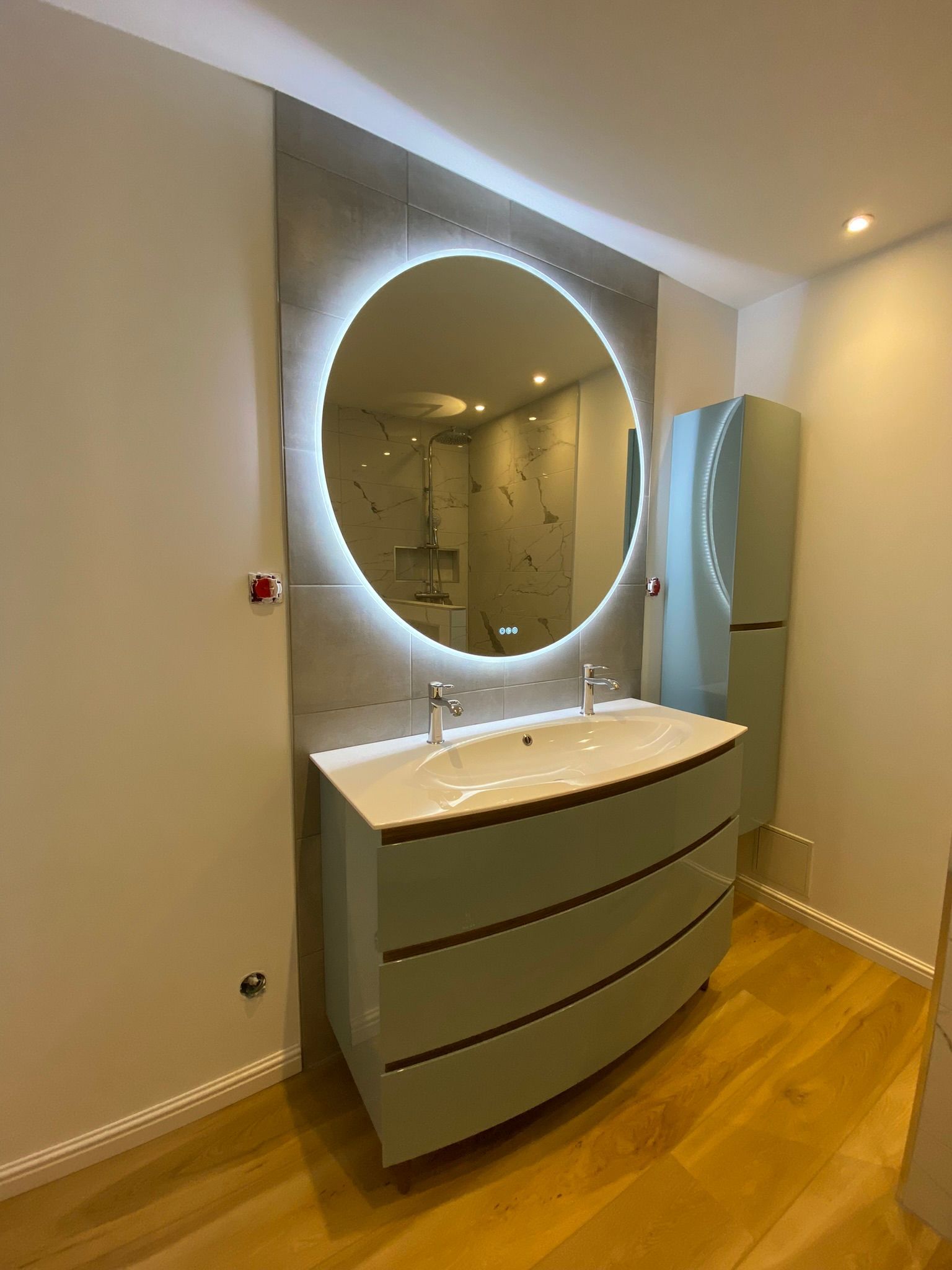 renovation salle de bain le havre miroir lavabo