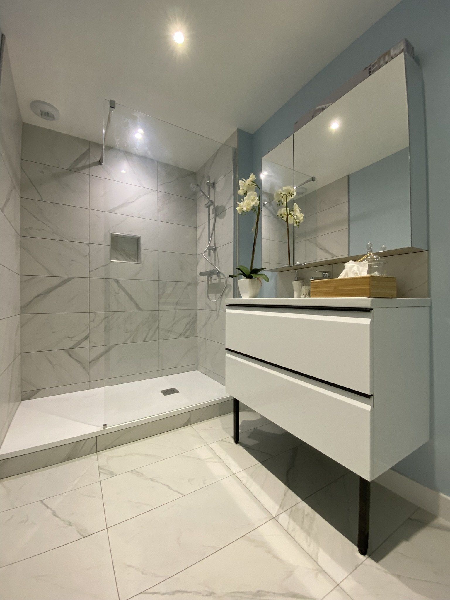 salle de bain le havre douche italienne montivillier