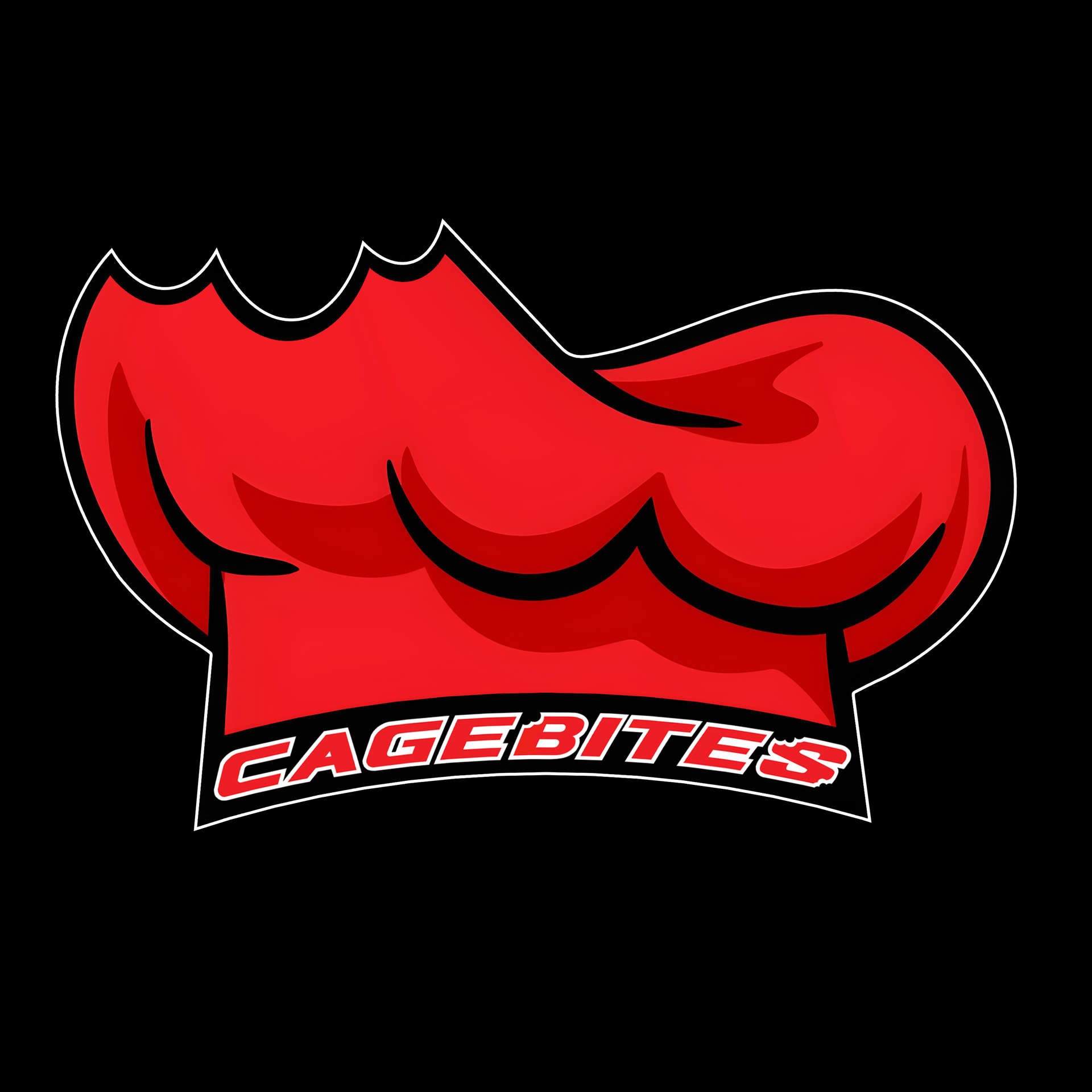 Red chef's hat with a bite taken out, 