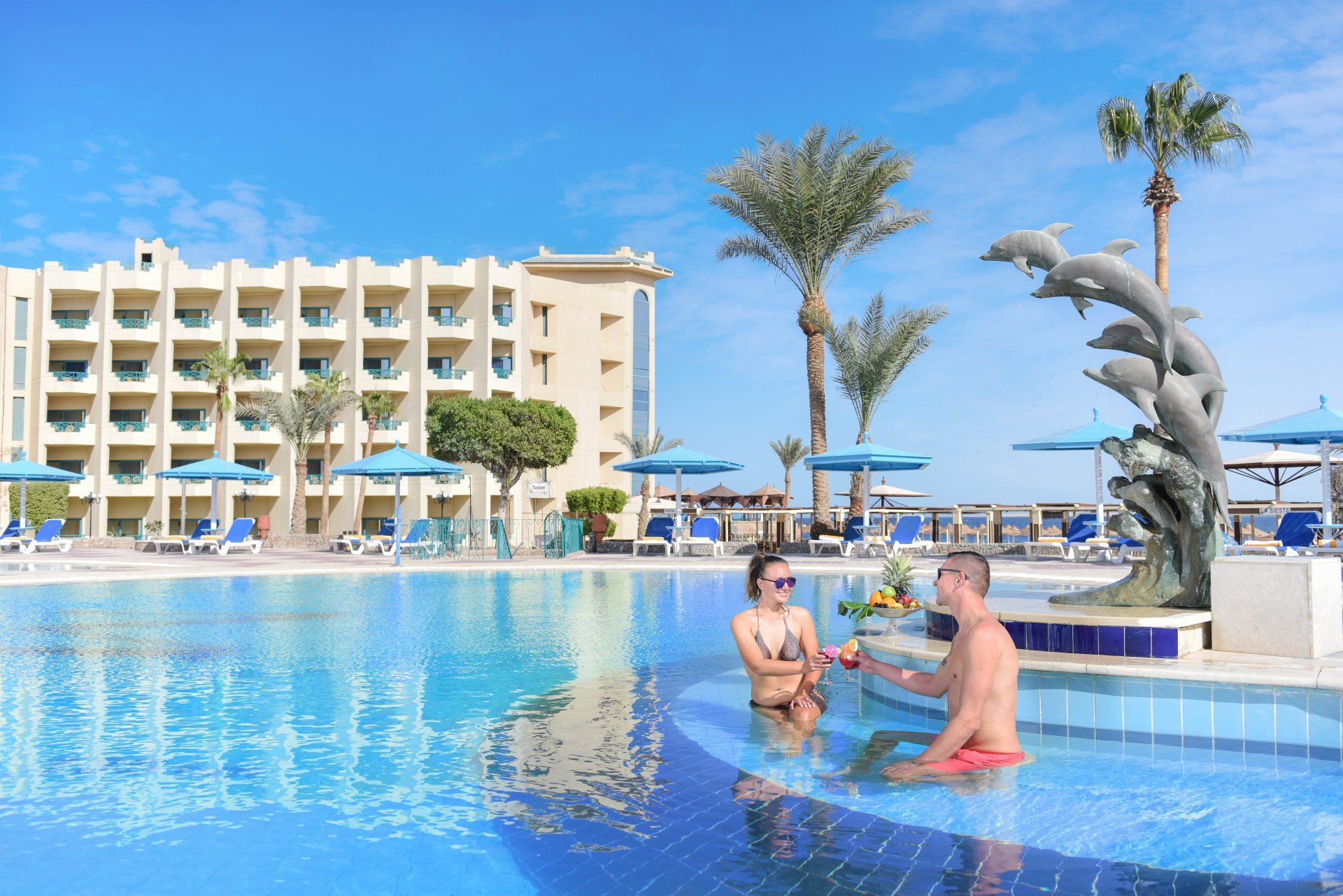 Hotelux Marina Beach Resort offers the best restaurants in Hurghada with local and international cuisines