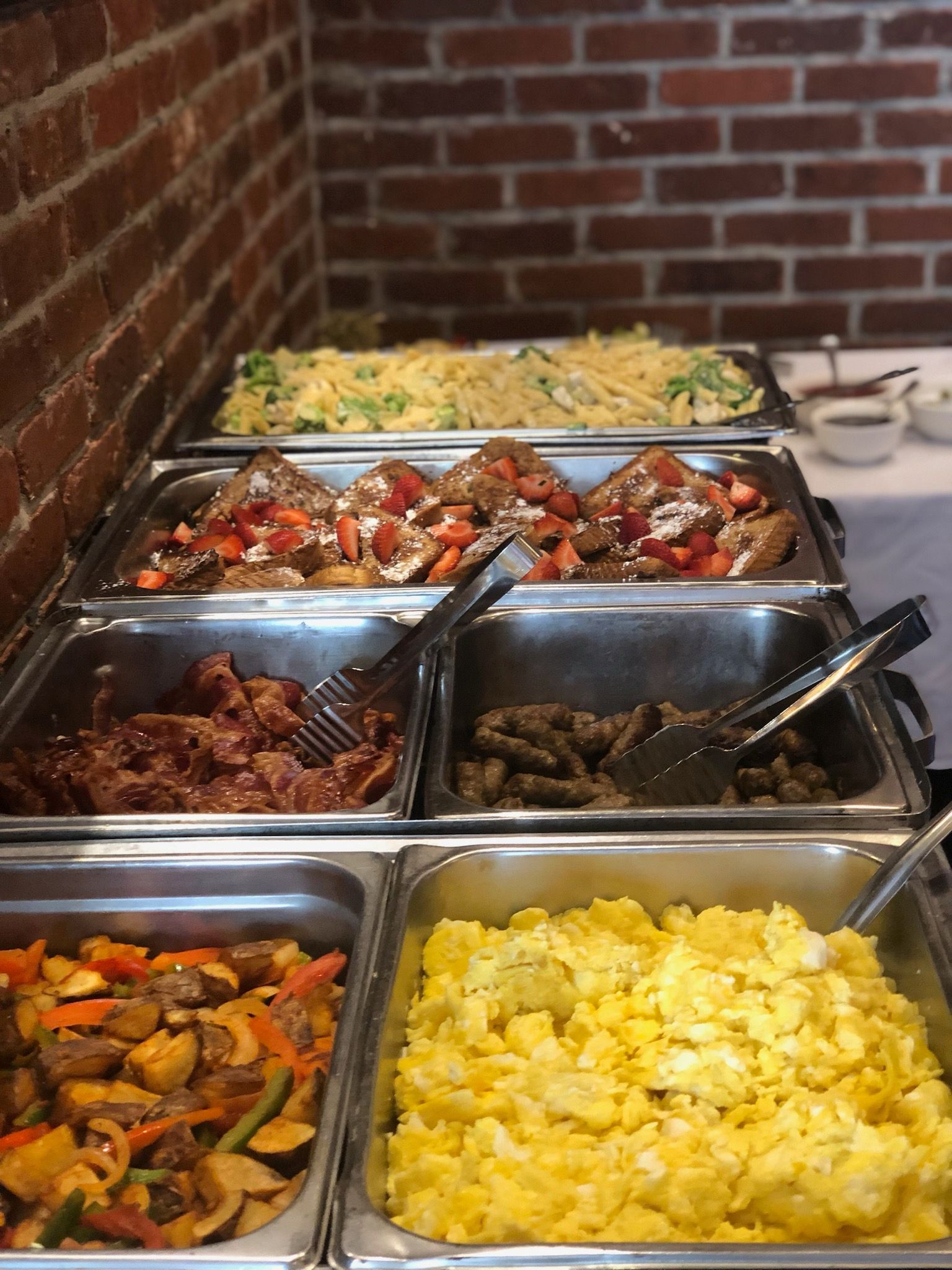 Buffet food at Landmark Public House