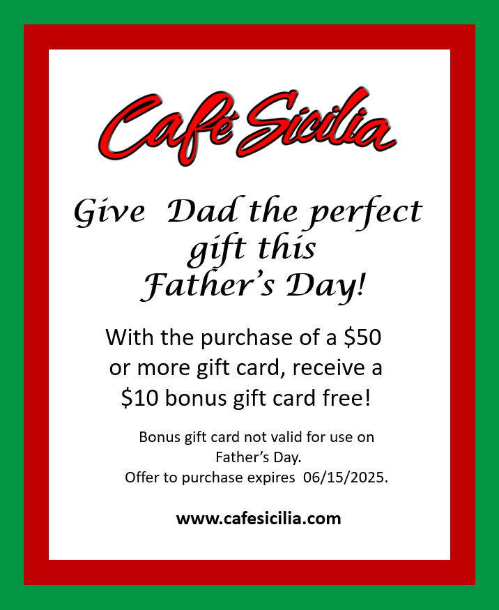 Father's Day Gift Card Promotion
