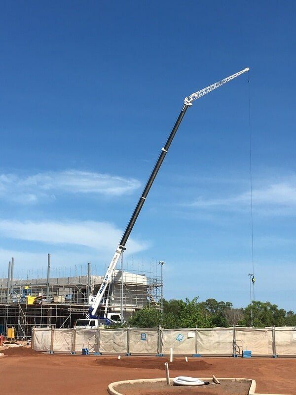 Crane in the field — Build Up Crane Hire in Casuarina, NT