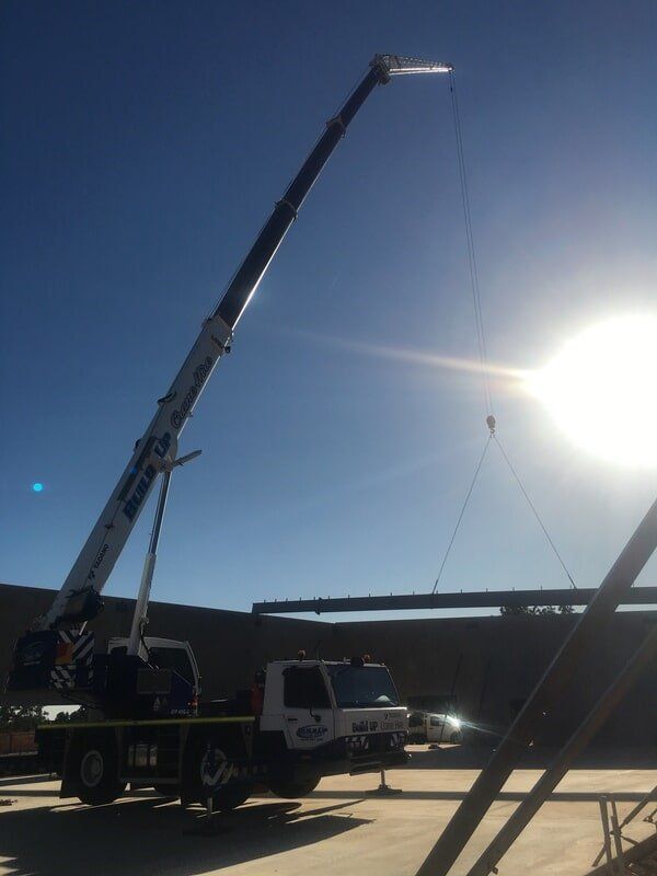 Service crane — Build Up Crane Hire in Casuarina, NT