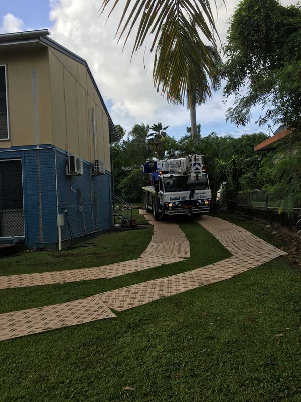 Service truck — Build Up Crane Hire in Casuarina, NT