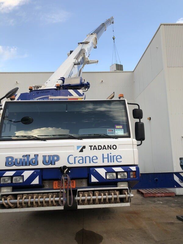 Tadano truck — Build Up Crane Hire in Casuarina, NT