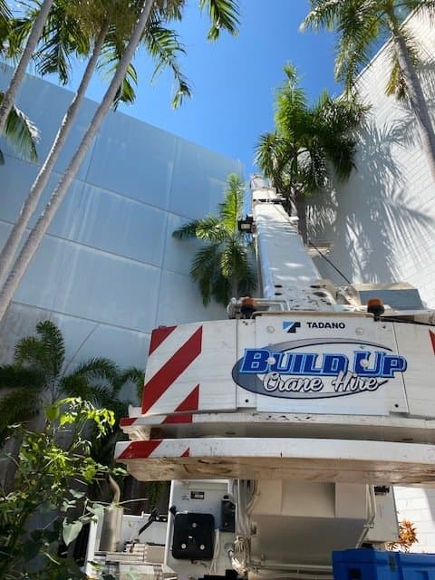 Crane On-Site — Build Up Crane Hire in Casuarina, NT