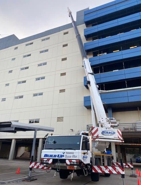 Crane Hire at Commercial Building Area — Construction in Casuarina, NT
