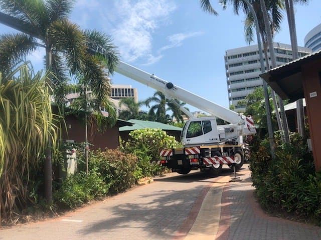 Crane at Residential Area — NTWorkSafe in Casuarina, NT