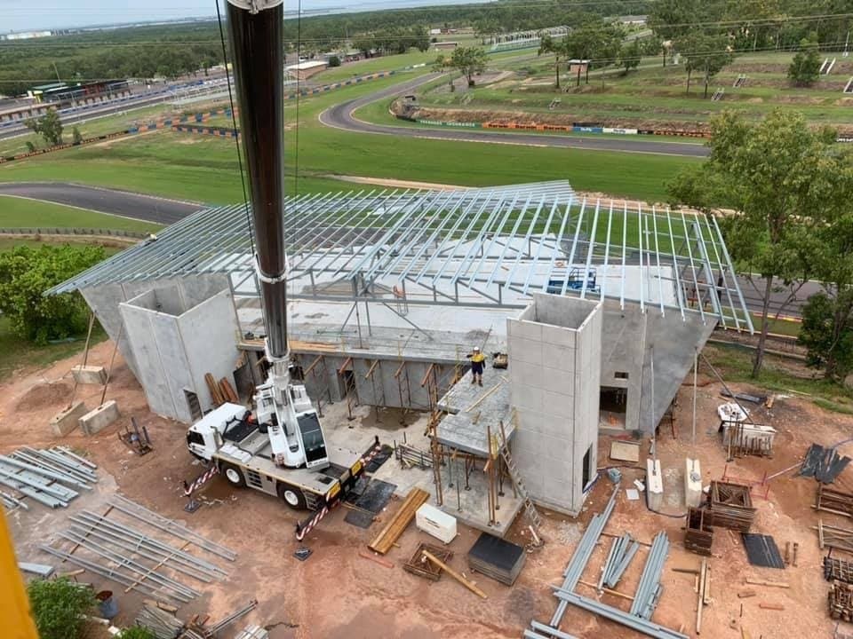 Crane Used in Building Establishment — Build Up Crane Hire in Casuarina, NT