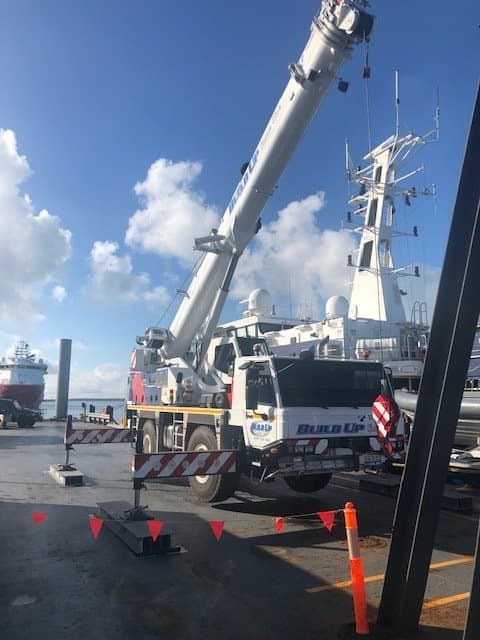 Crane at Port — Equipment in Casuarina, NT