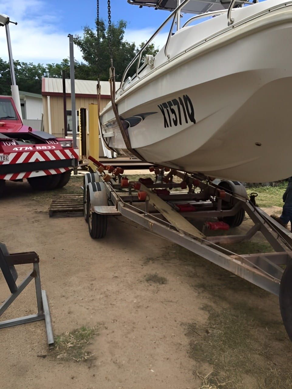A Boat On A Trailer — Bohle Welding & Trailer Repairs In Bohle, QLD
