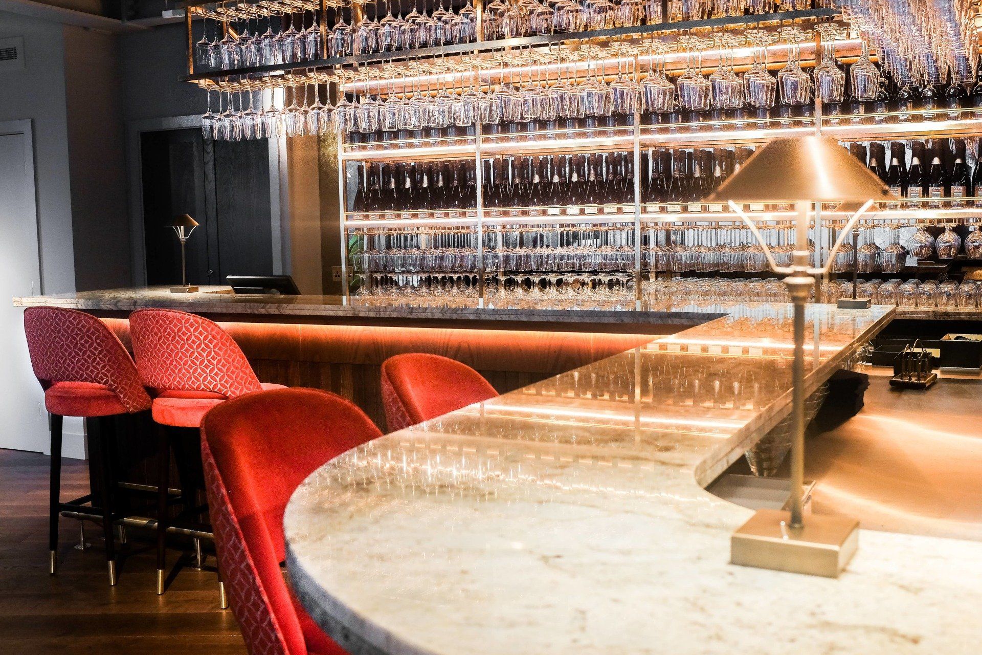 Granite Bar Worktop at Prosecco House