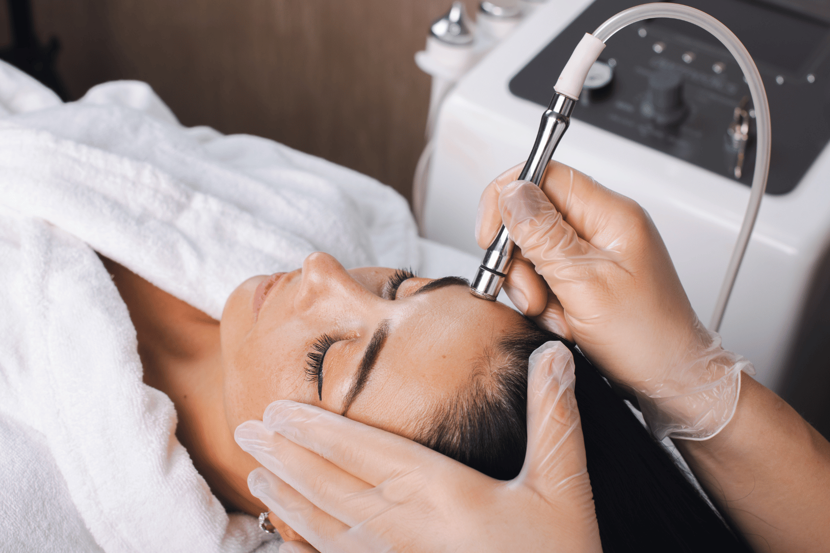 woman in PEMF Treatment