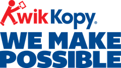 Kwik Kopy We Make Possible Logo