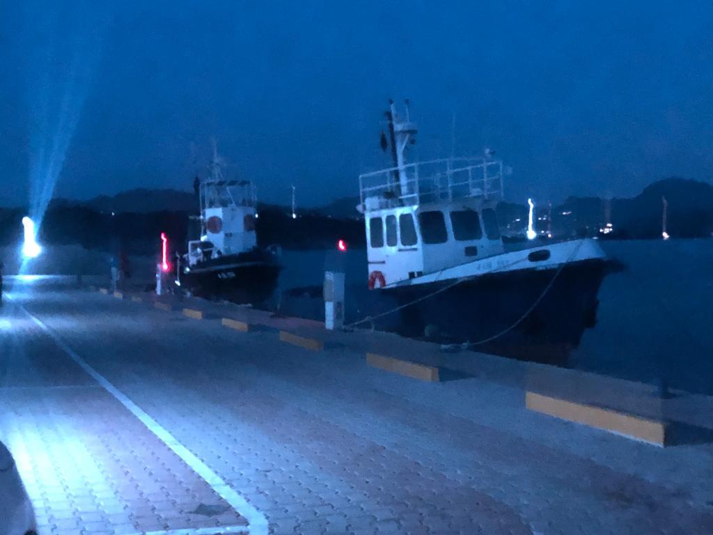 recupero barca in mare