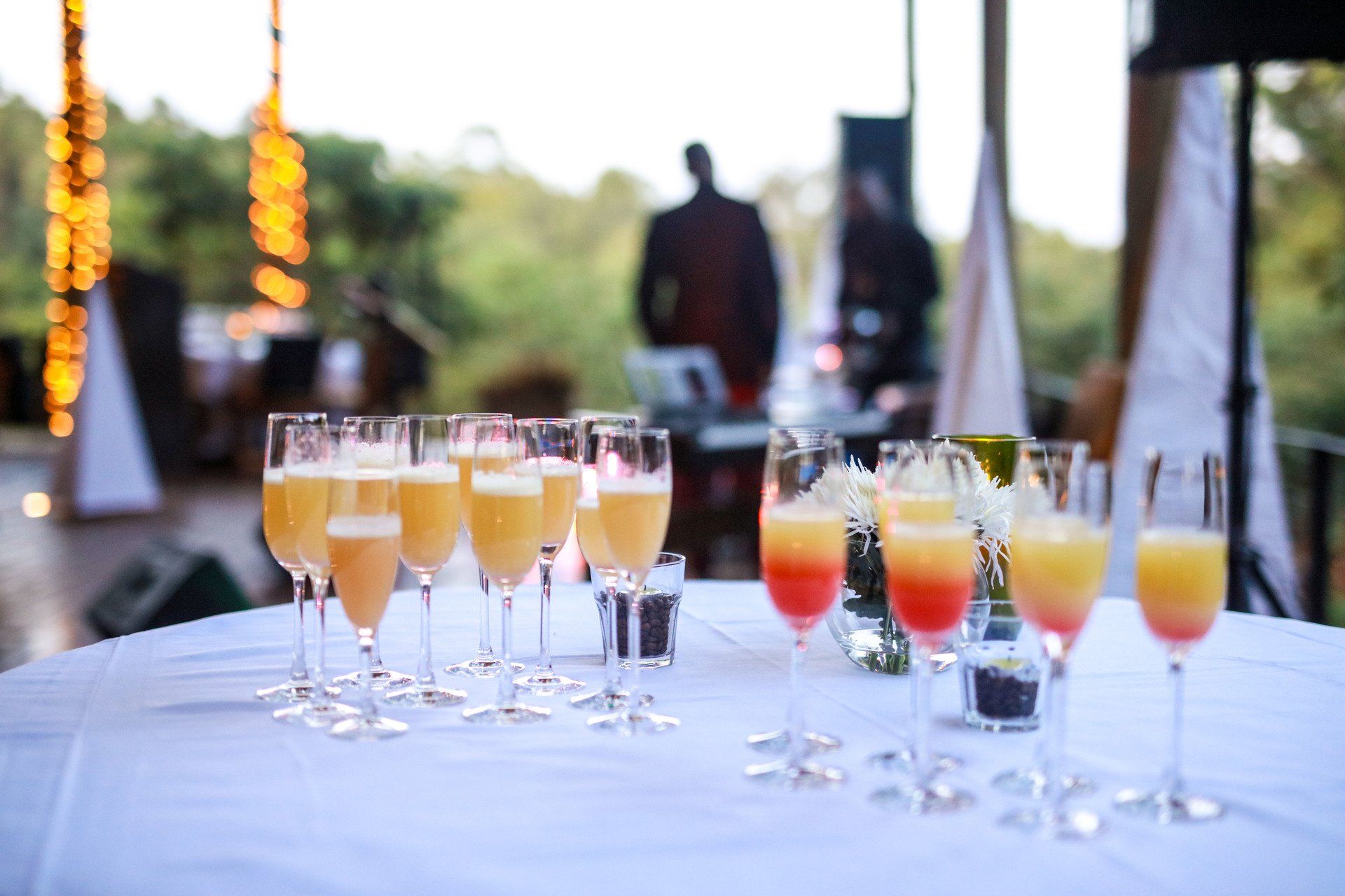 Cocktail party's at The River Cafe