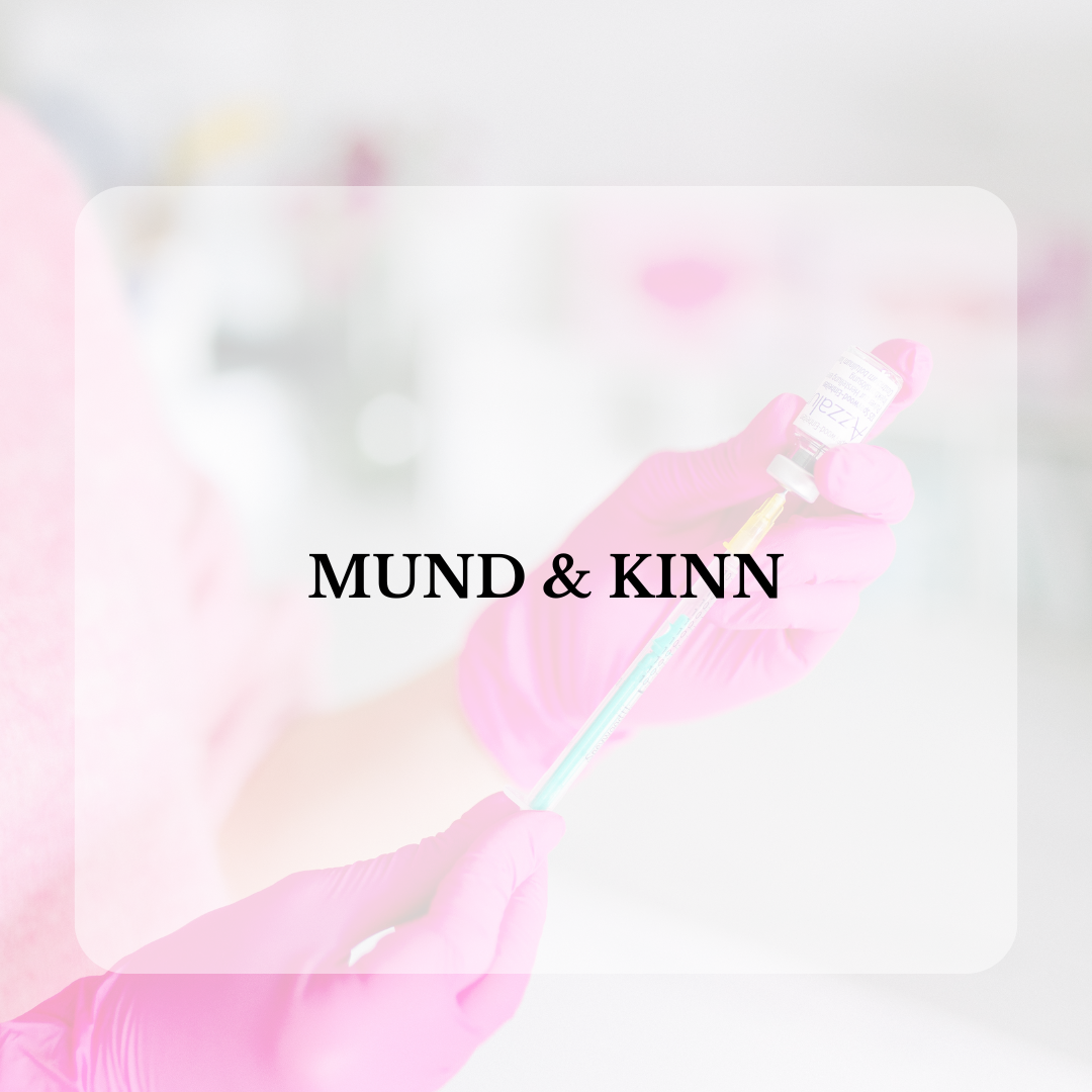 Eine Frau bekommt eine Botox-Injektion ins Gesicht.