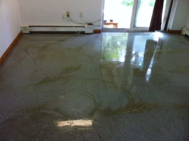 Dirty Vinyl Tile — Valley, NY — Classic Carpet and Upholstery Cleaning