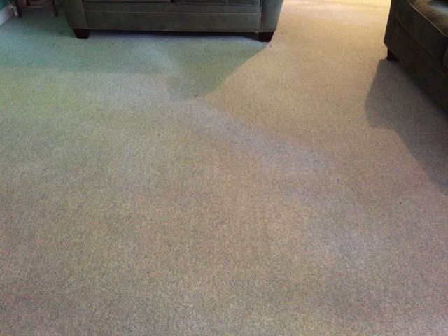 Carpet After Removing The Coffee Stain — Valley, NY — Classic Carpet and Upholstery Cleaning