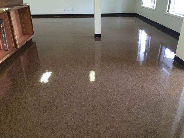Clean Brown Vinyl Flooring — Valley, NY — Classic Carpet and Upholstery Cleaning