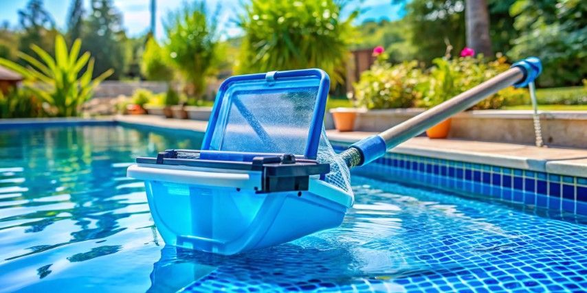 Pool skimming in Winter Garden, FL