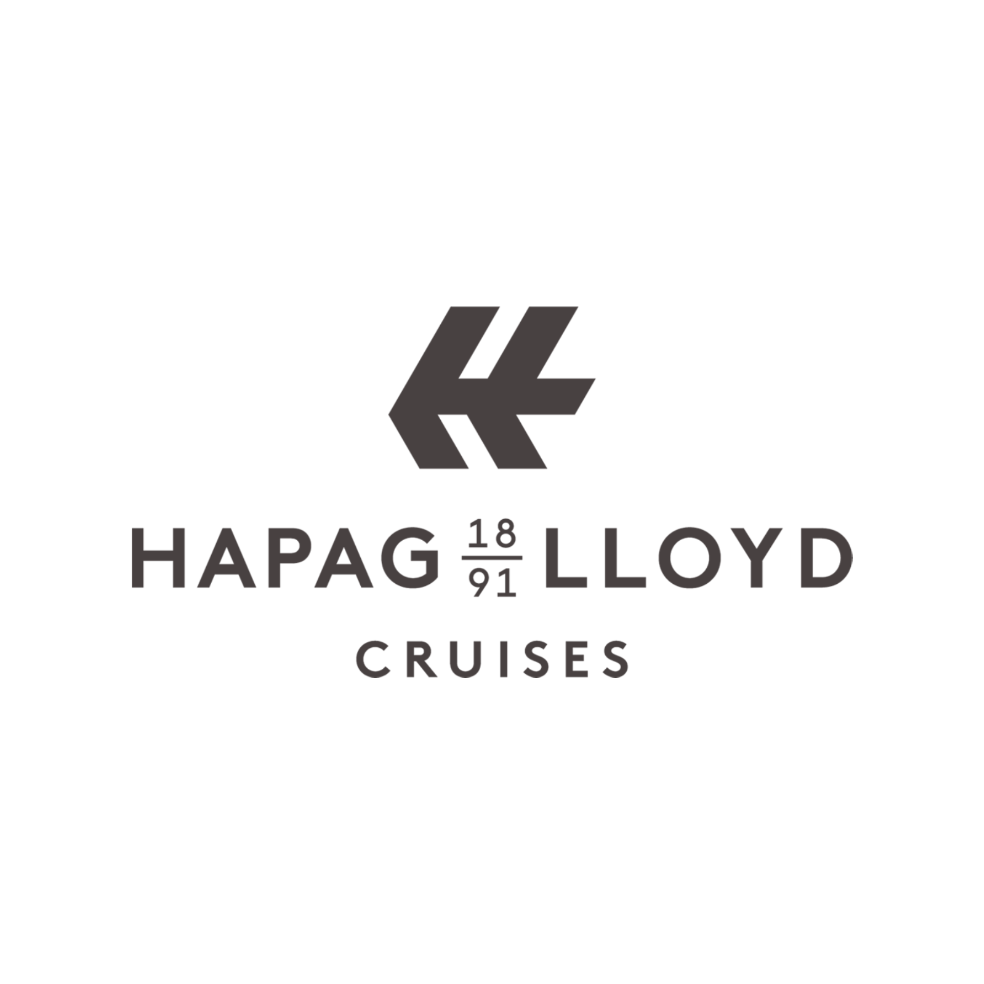 The hapag-lloyd logo is a black and white logo on a white background.