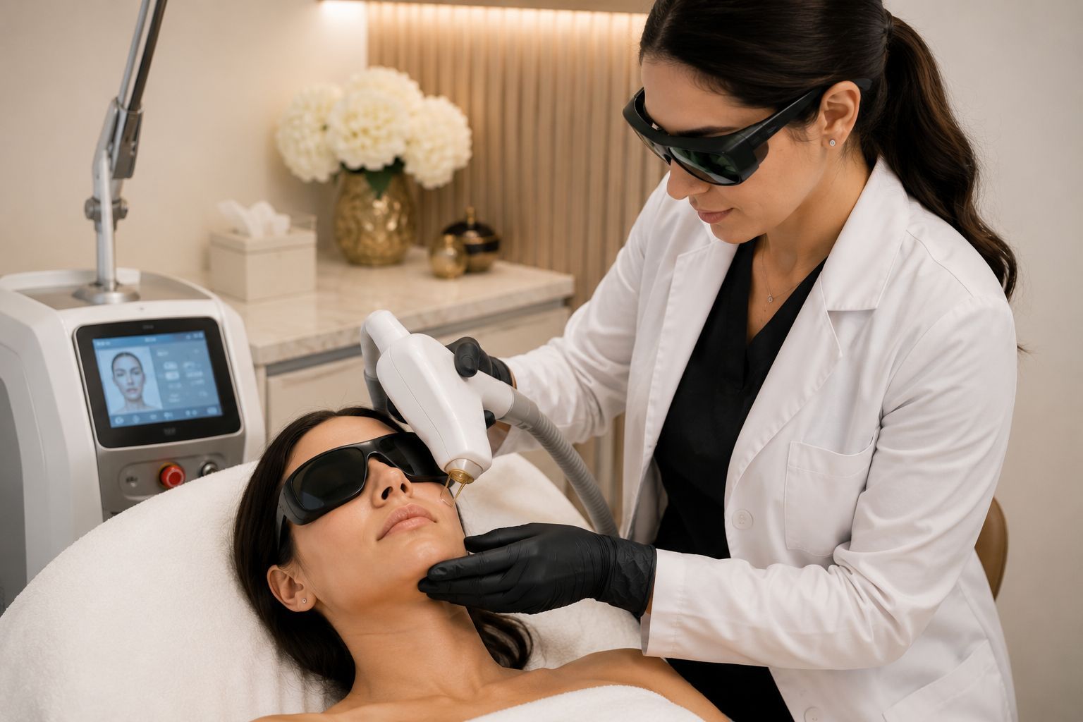 Advanced laser skin rejuvenation treatment at Luxe Beauty & Wellness Spa Mississauga