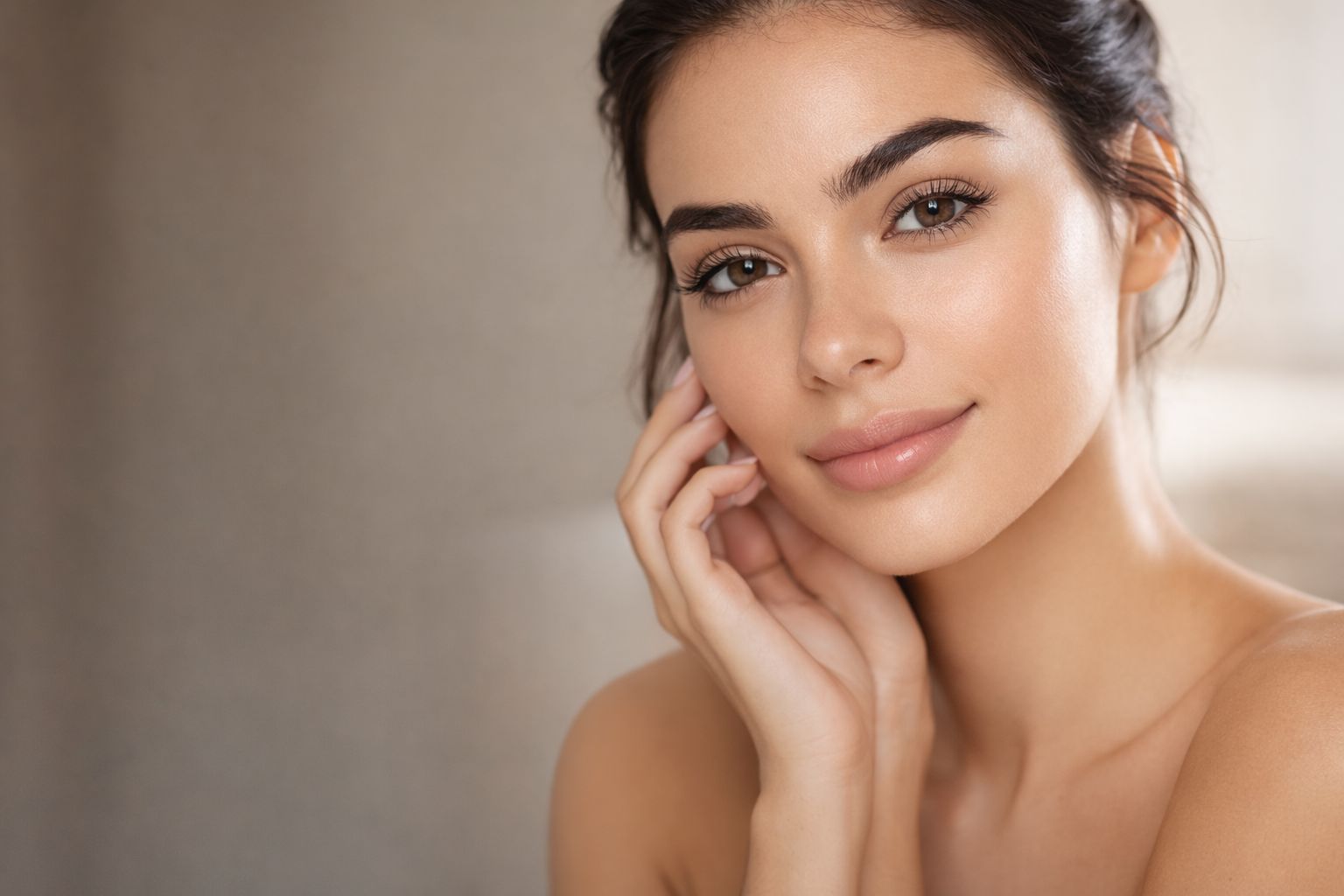 clear skin treatment Mississauga woman glowing skin Luxe Beauty