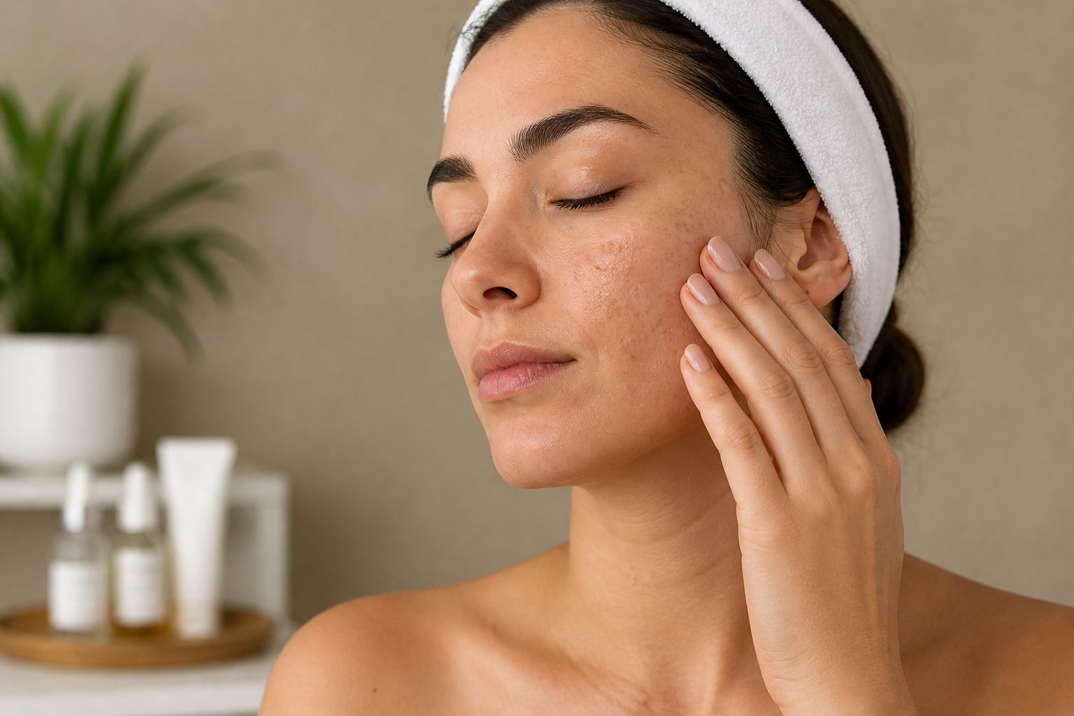 Hyperpigmentation treatment in Mississauga showing natural skin improvement and even skin tone