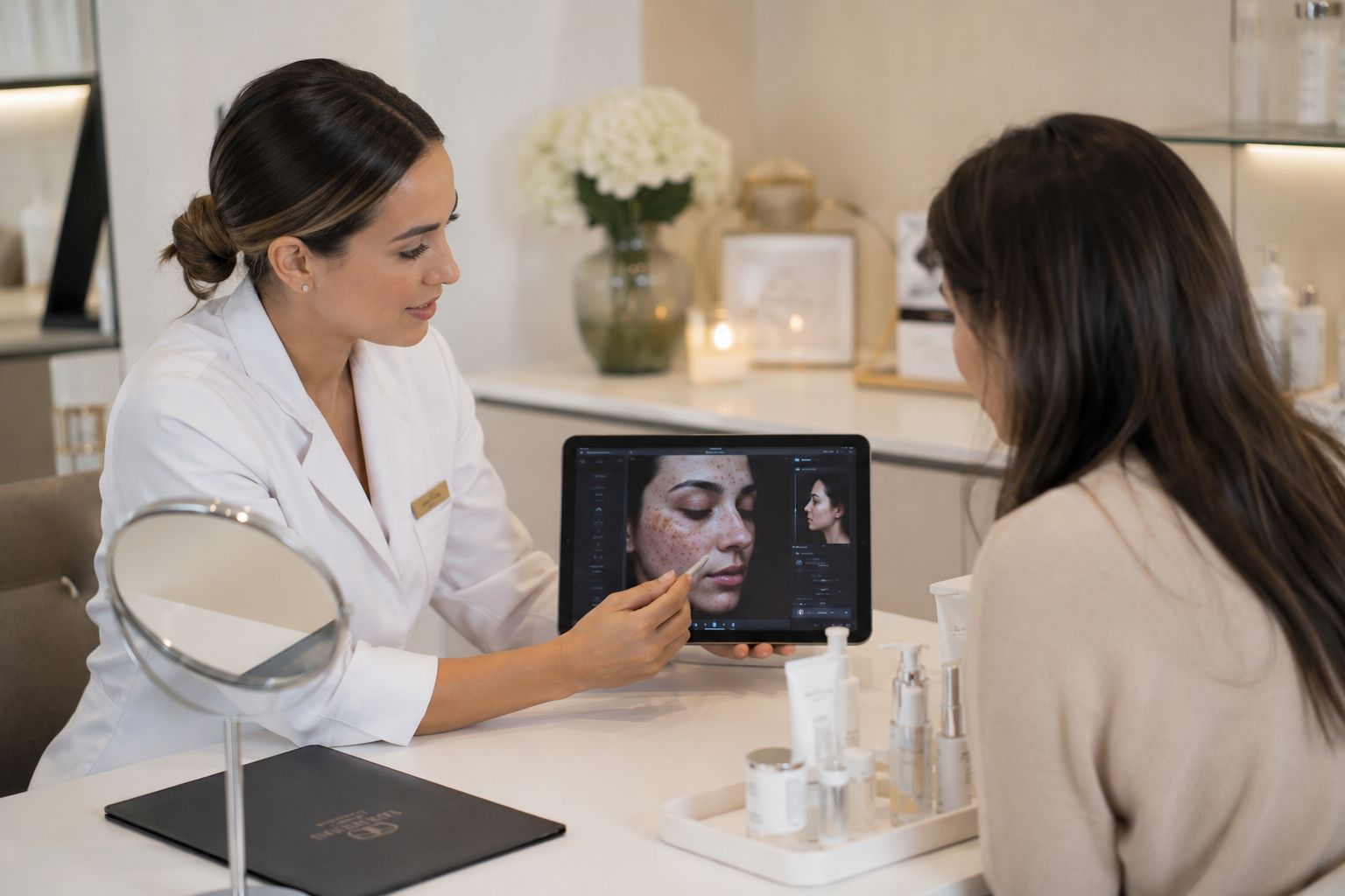 Personalized melasma and pigmentation consultation at Luxe Beauty Mississauga