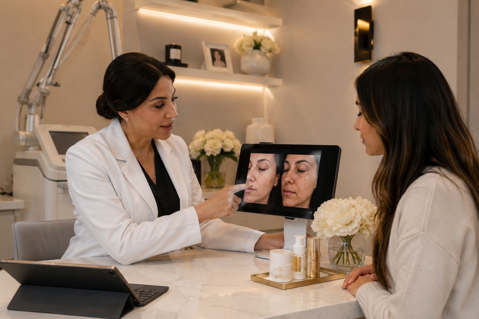 Personalized melasma and pigmentation consultation at Luxe Beauty & Wellness Spa in Mississauga