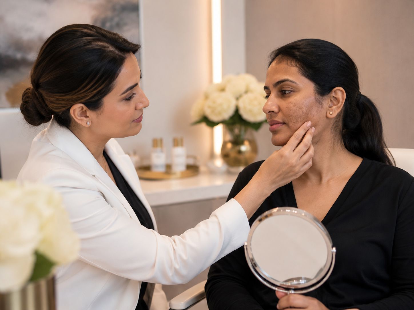 Personalized pigmentation treatment planning at Luxe Beauty in Mississauga