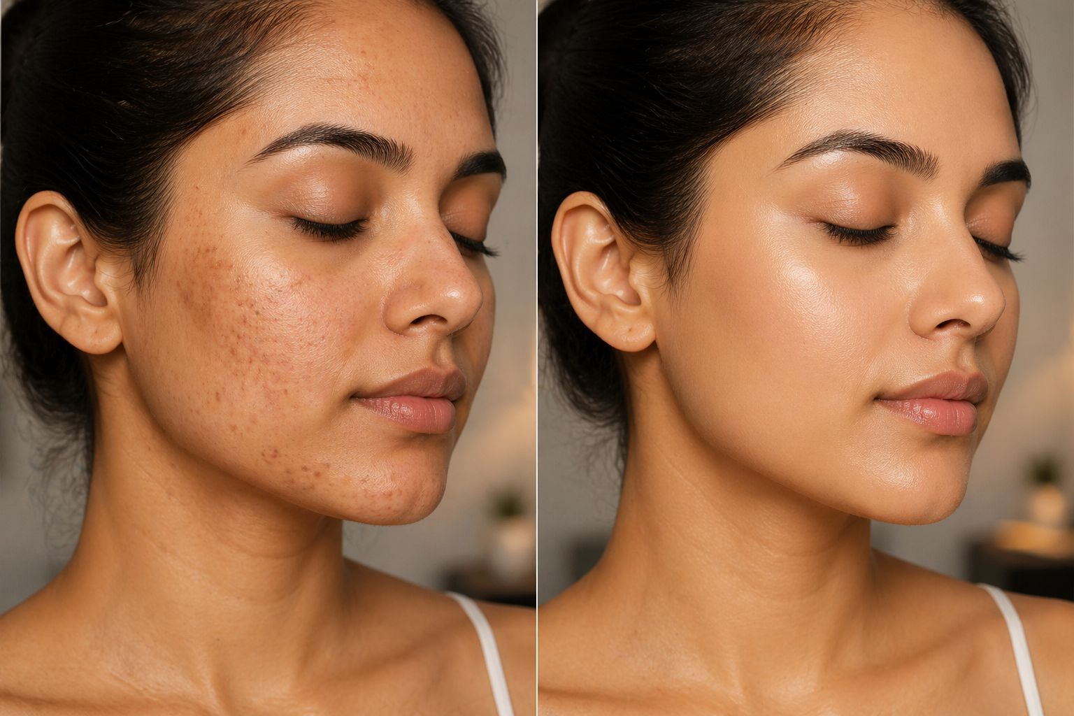 Hyperpigmentation improvement after professional skin treatment in Mississauga