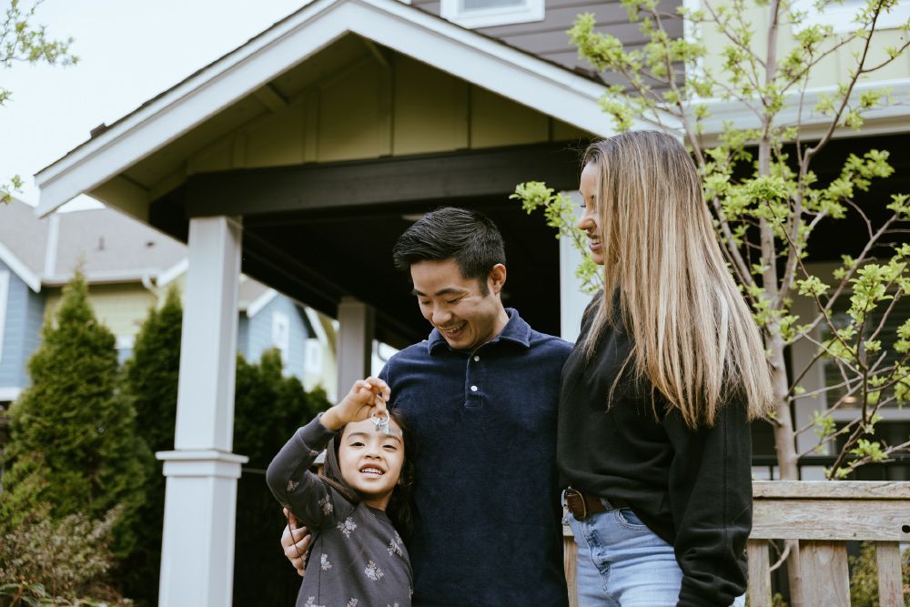 Family with New Home — Chesterfield, MO — Samson Young – Mortgage Loan Officer