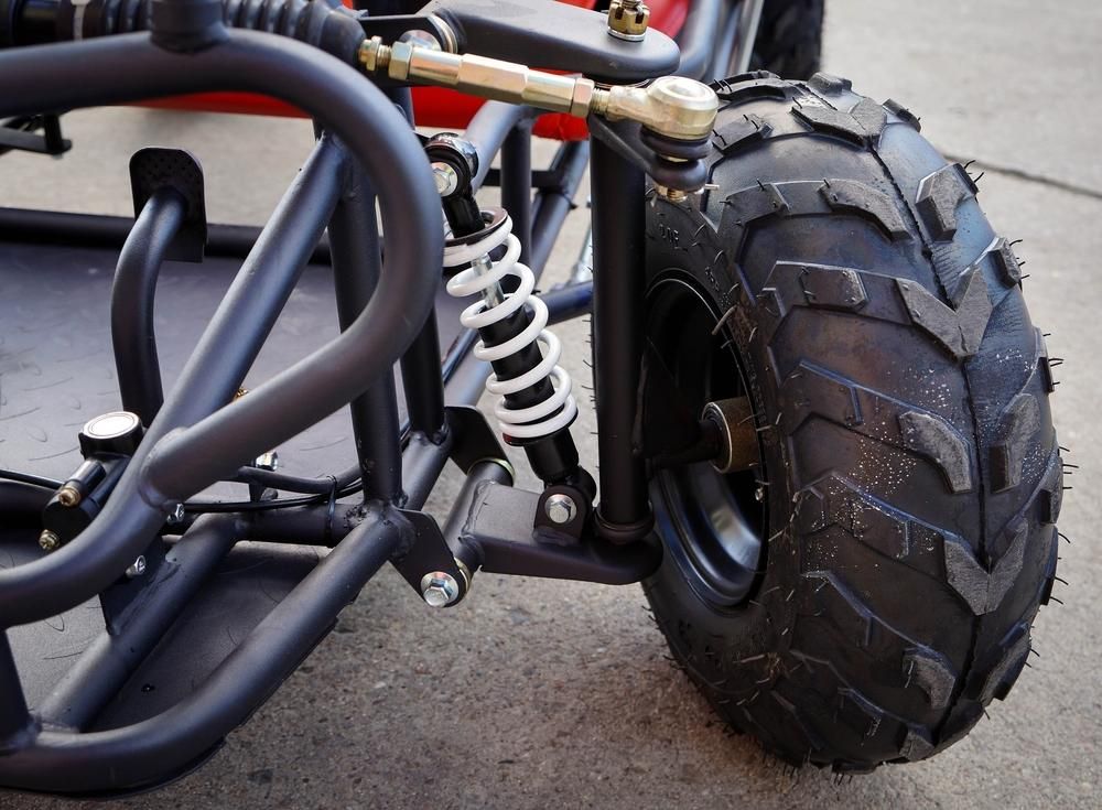 A Close Up Of A Suspension On A Buggy — Ballina Rego & Mechanical Centre In Ballina, NSW