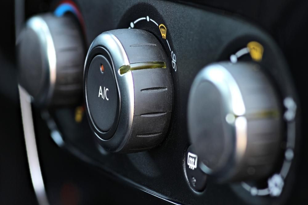 A Close Up Of A Car 's Air Conditioning Knobs — Ballina Rego & Mechanical Centre In Ballina, NSW