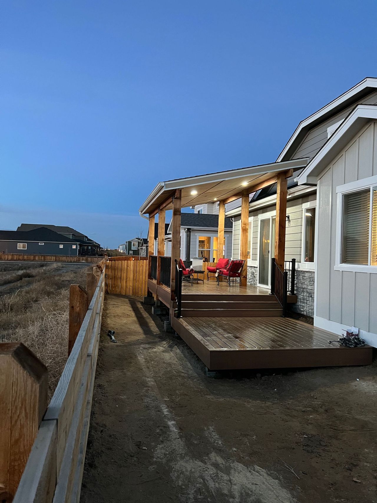 Wood Deck & Stairs – Brighton, CO – Advanced Roofing and Decking Solutions