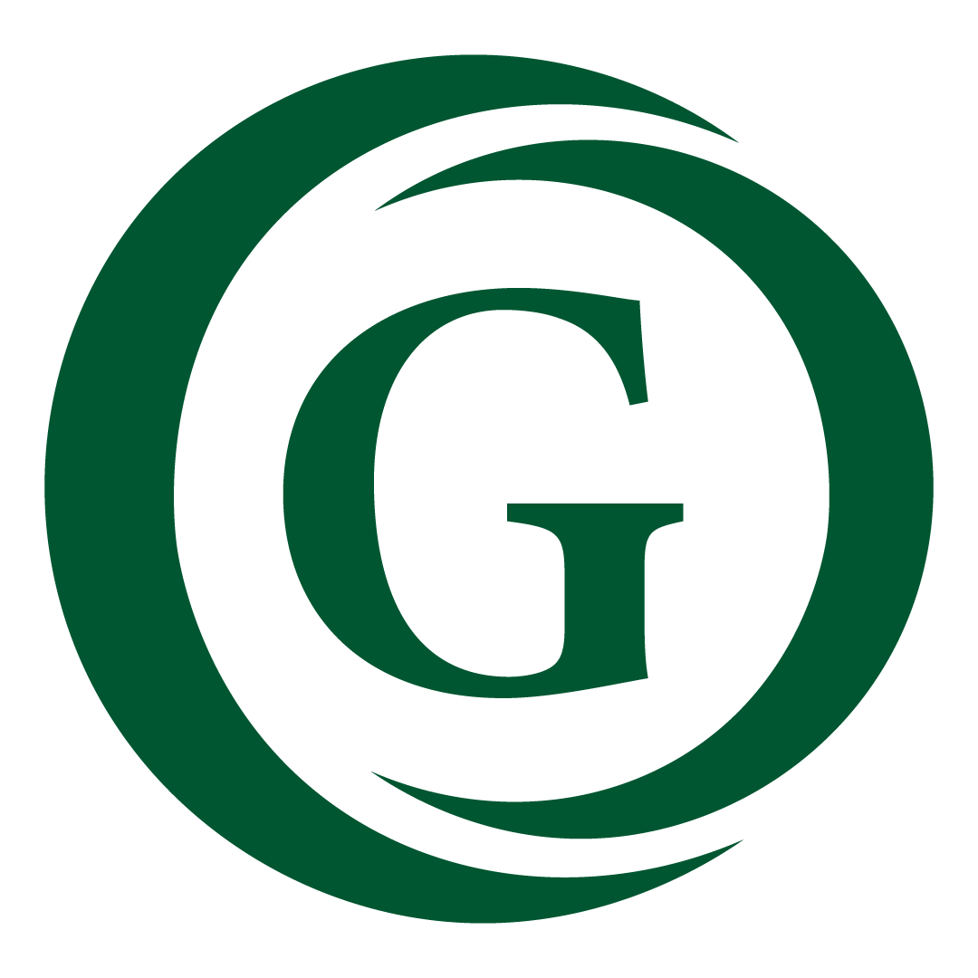 Logo of Global Industrial Commodities: a green 