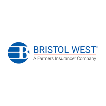 The bristol west logo is a farmers insurance company.